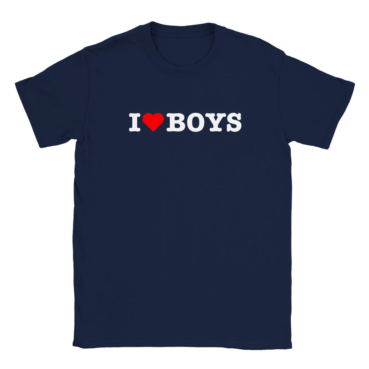 I LOVE BOYS - BABY TEE – Navy