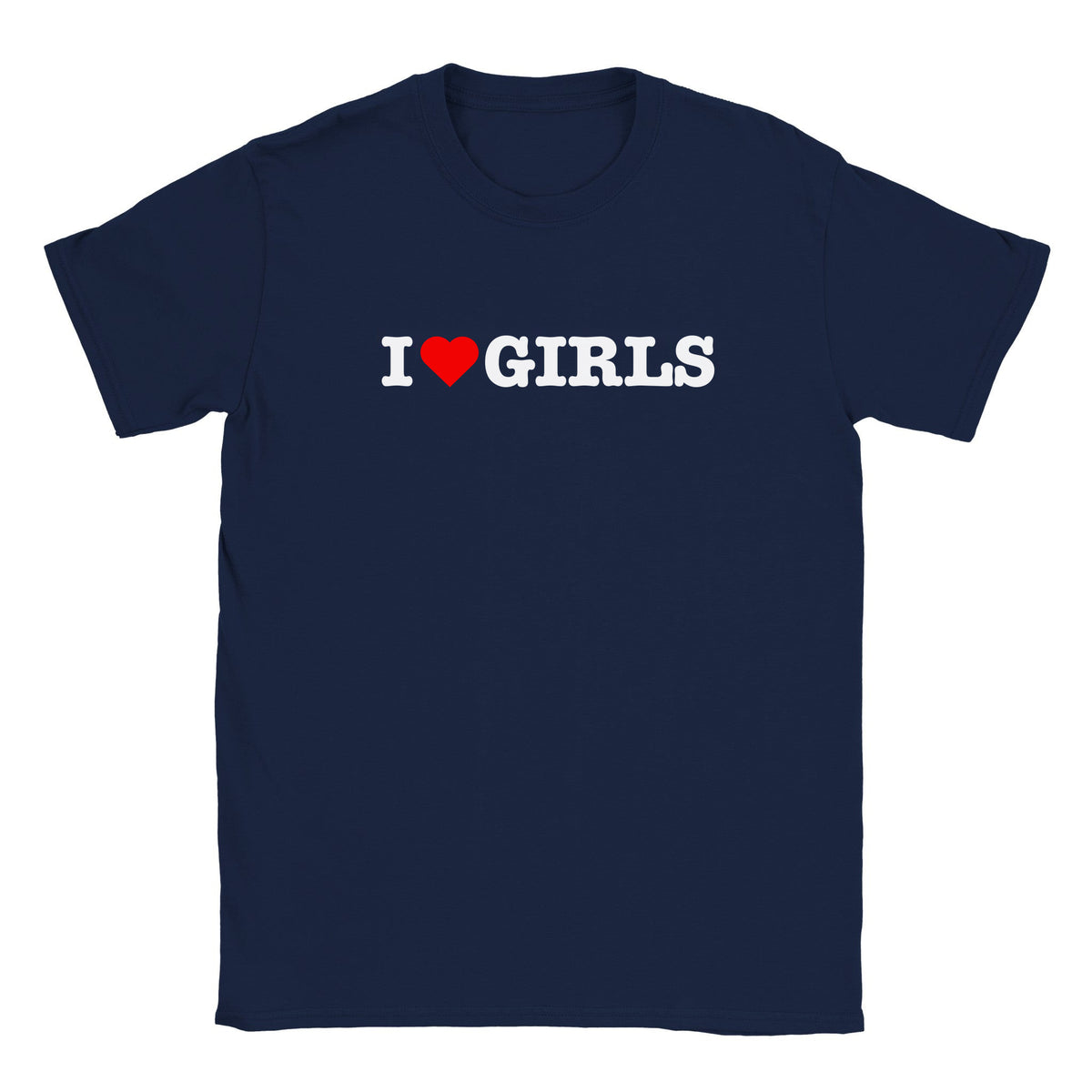 I LOVE GIRLS - BABY TEE – Navy