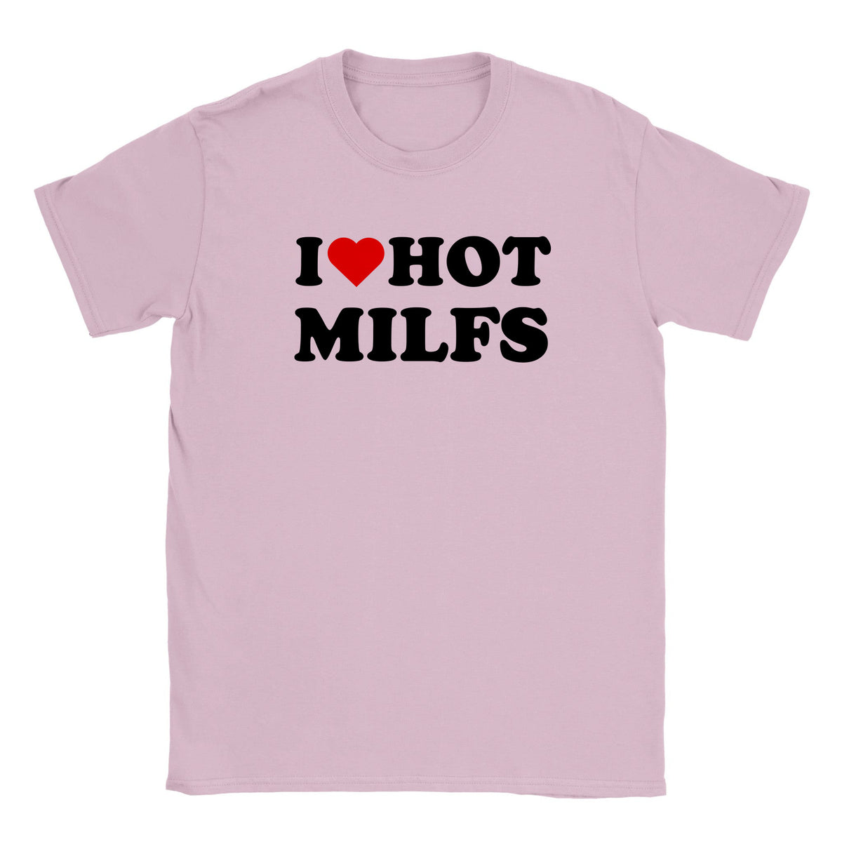 I LOVE HOT MILFS - BABY TEE – Light Pink