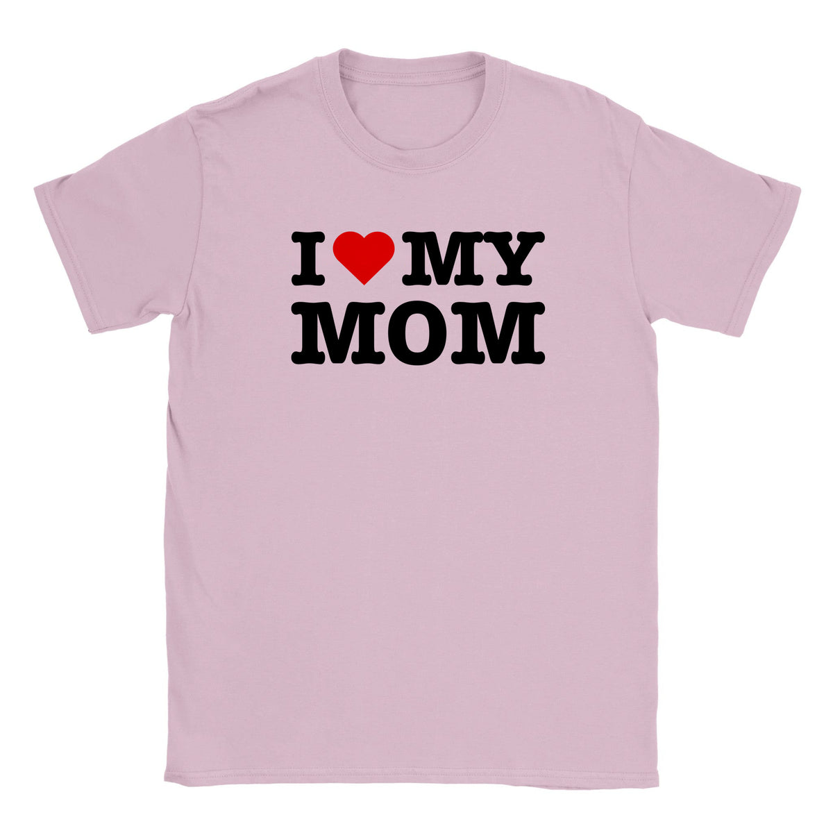 I LOVE MY MOM - BABY TEE – Light Pink