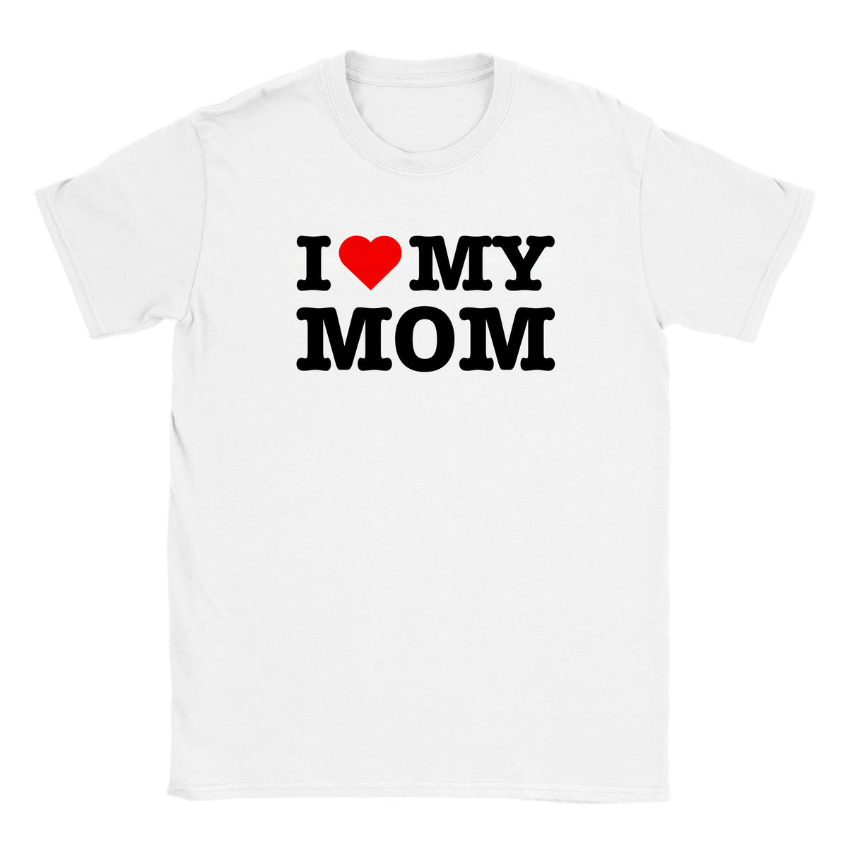 I LOVE MY MOM - BABY TEE – White