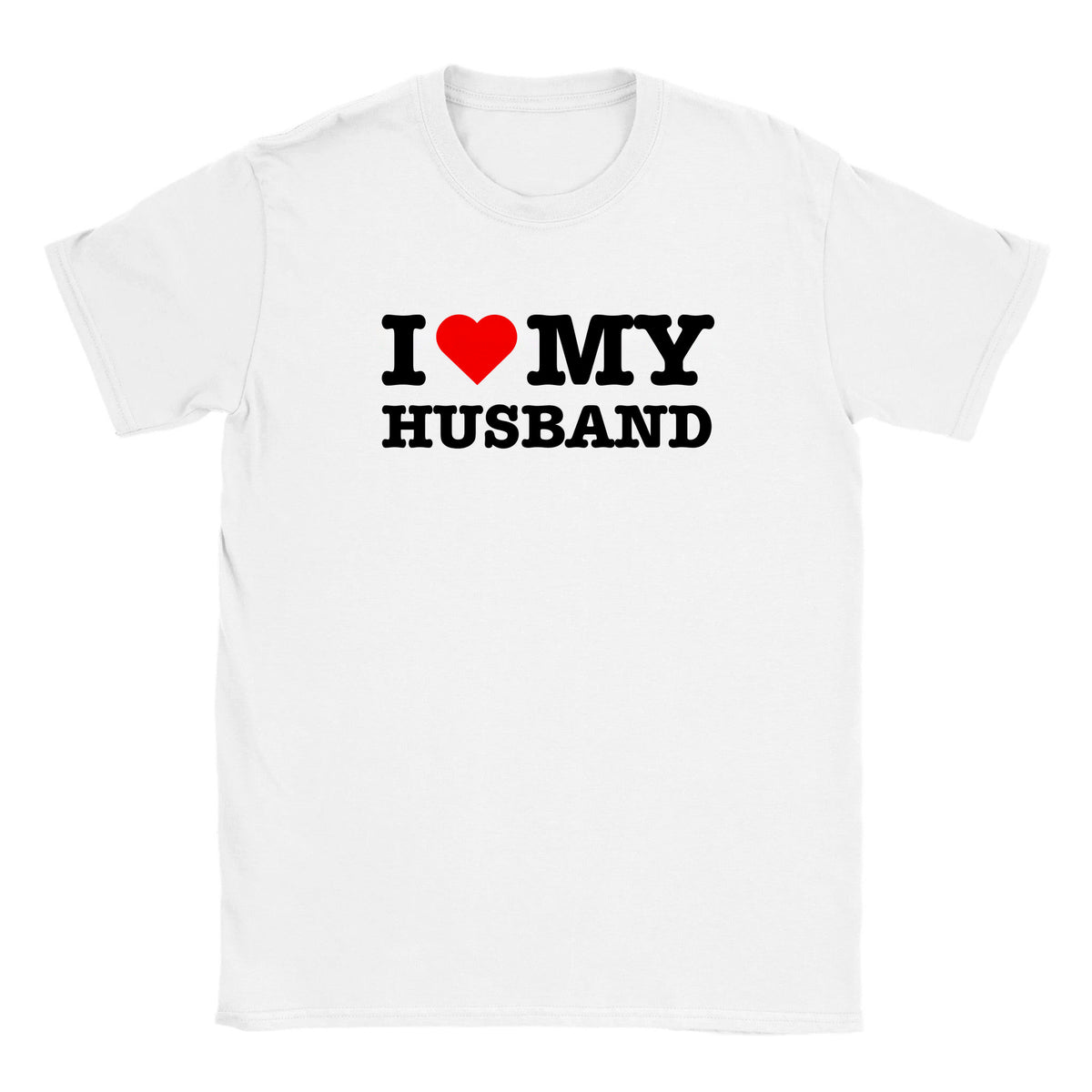 I LOVE MY HUSBAND - BABY TEE – White