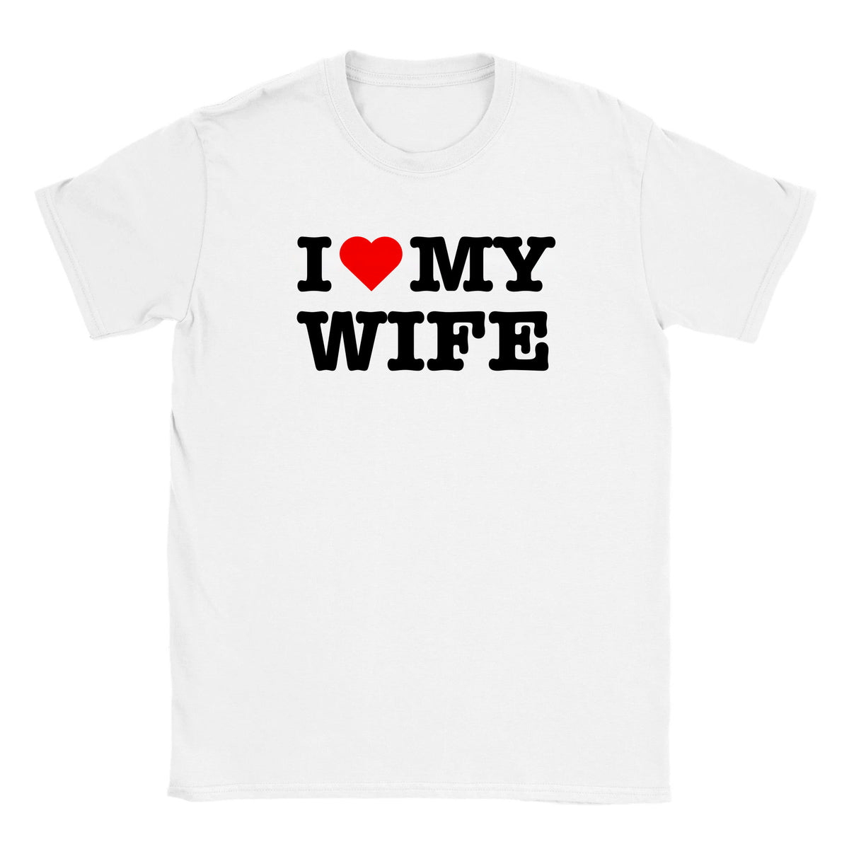 I LOVE MY WIFE - BABY TEE – White