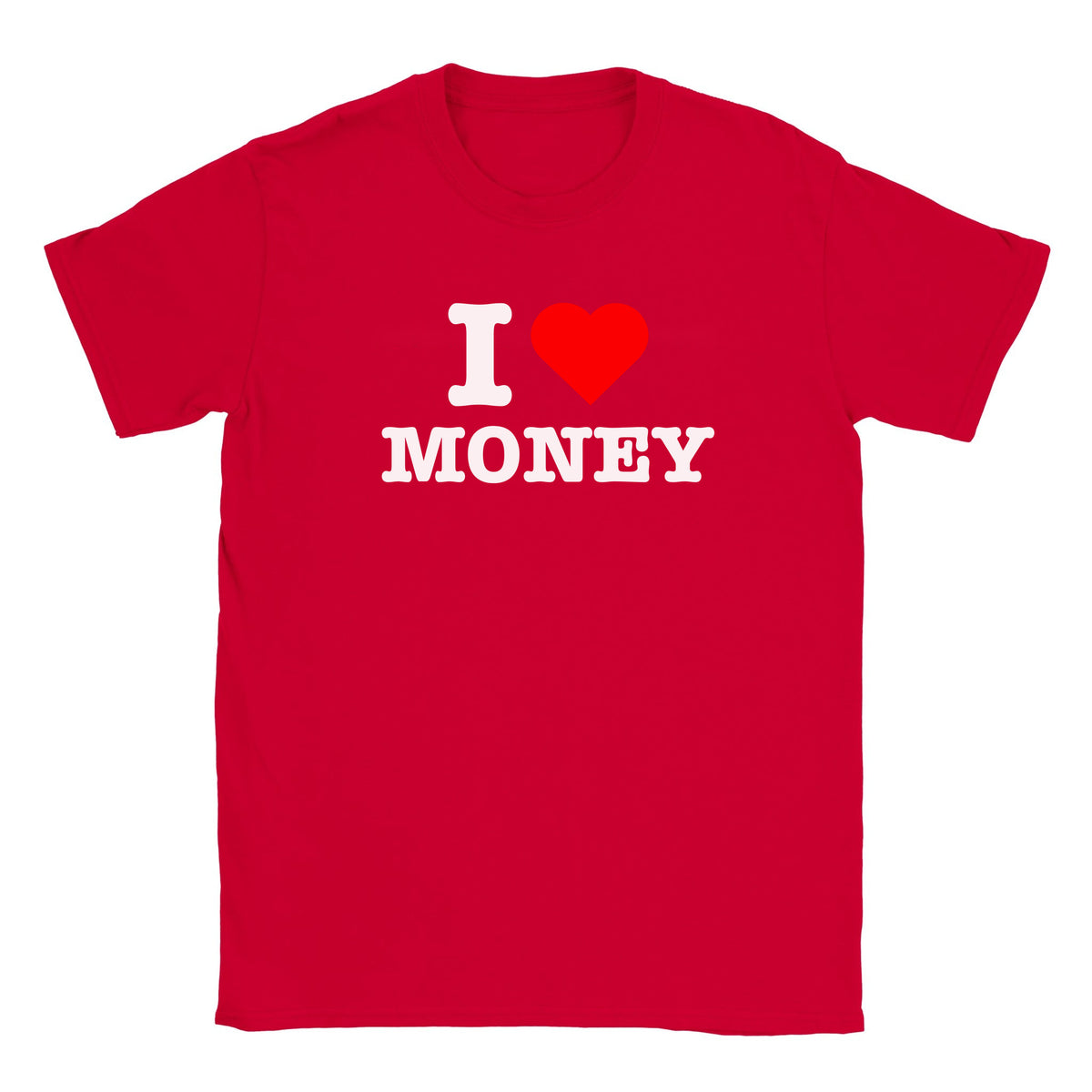 I LOVE MONEY - BABY TEE – Red