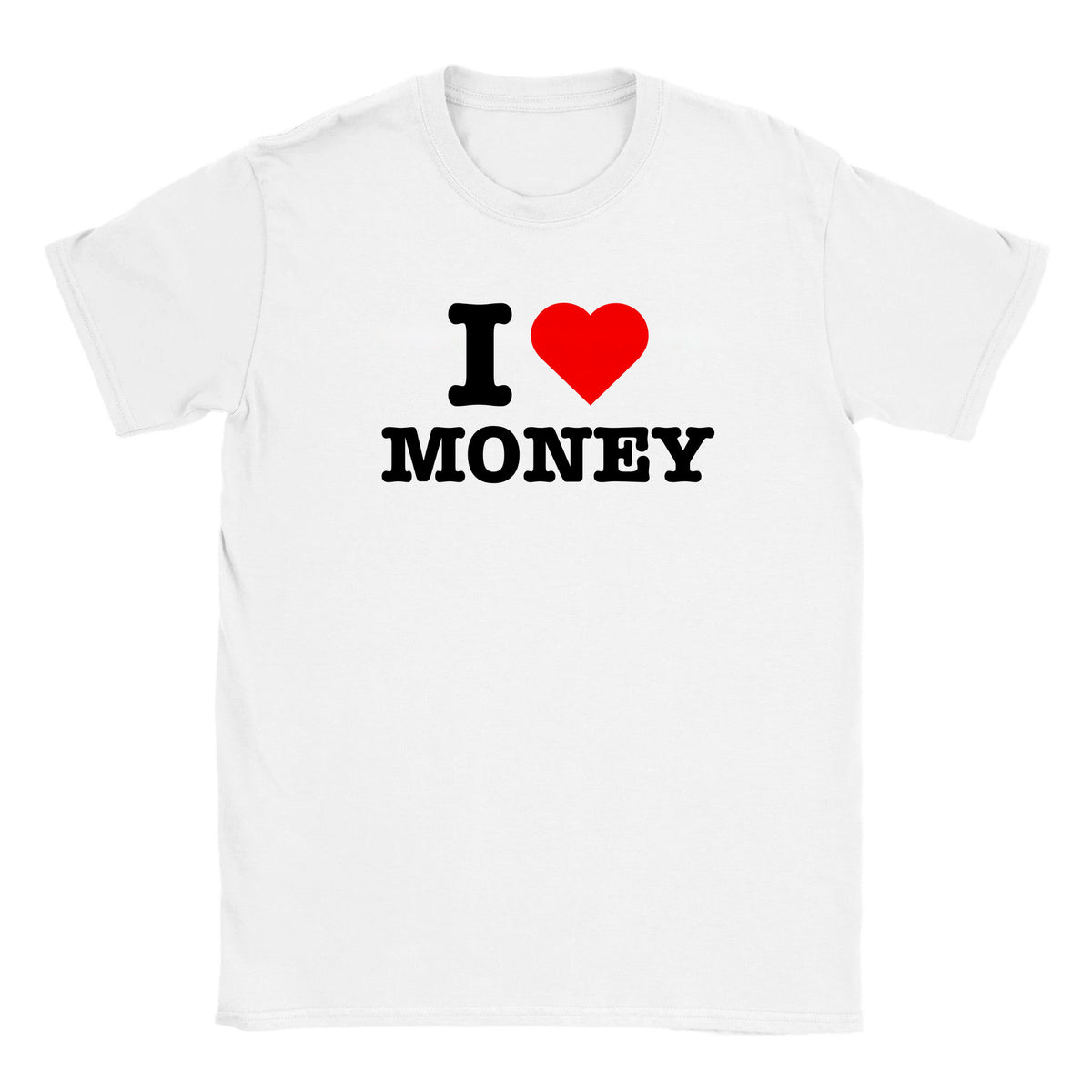 I LOVE MONEY - BABY TEE – White