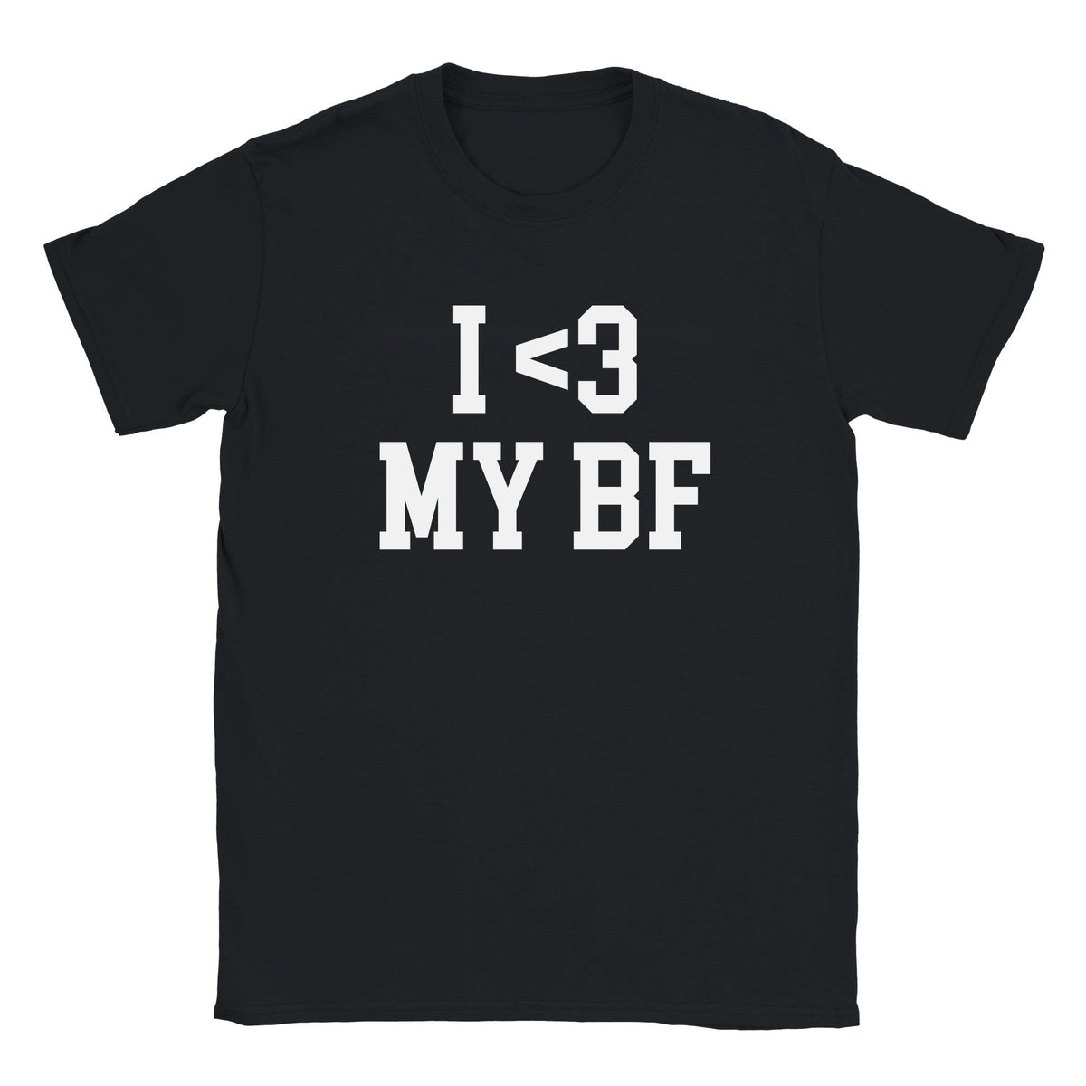 I LOVE MY BF - BABY TEE – Black