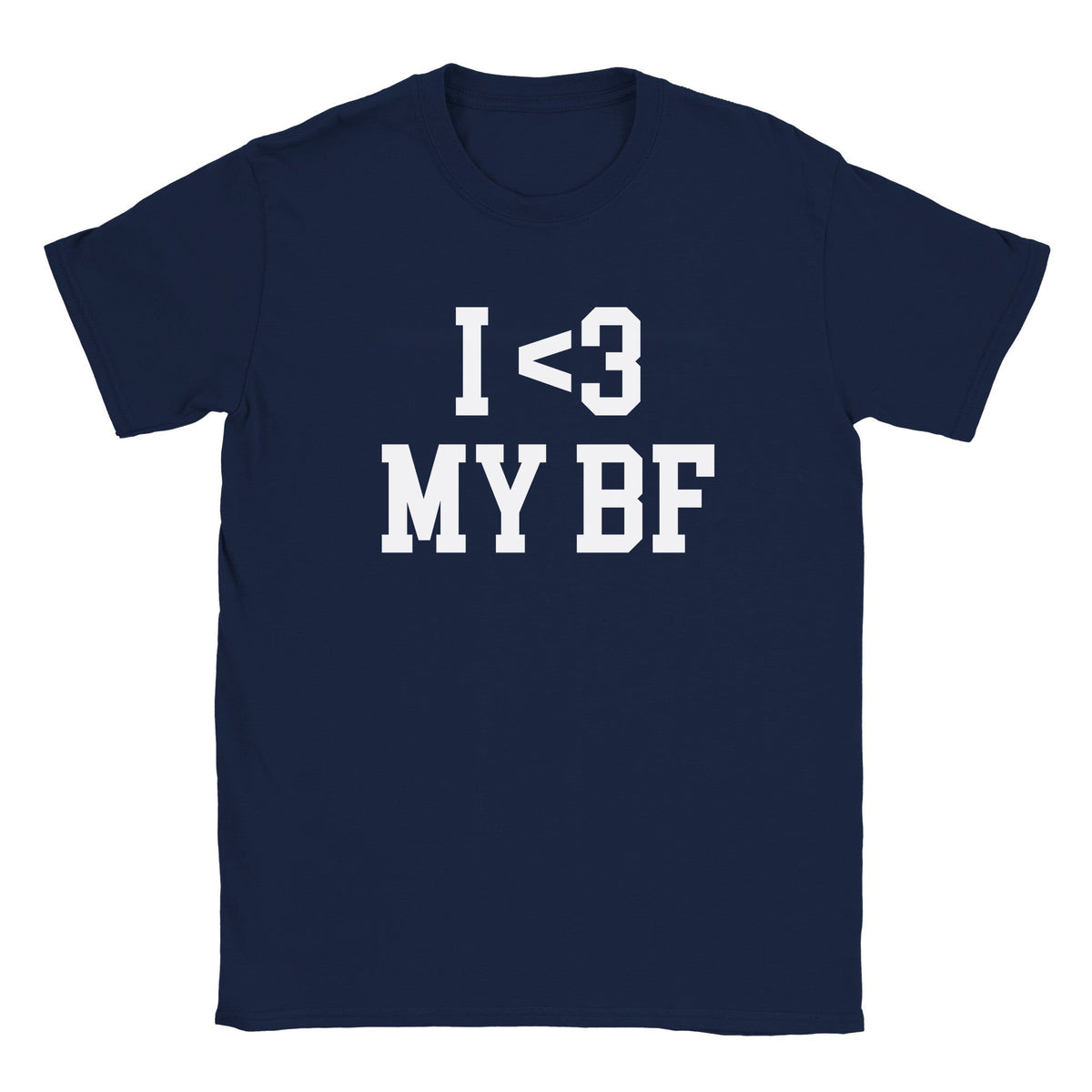 I LOVE MY BF - BABY TEE – Navy