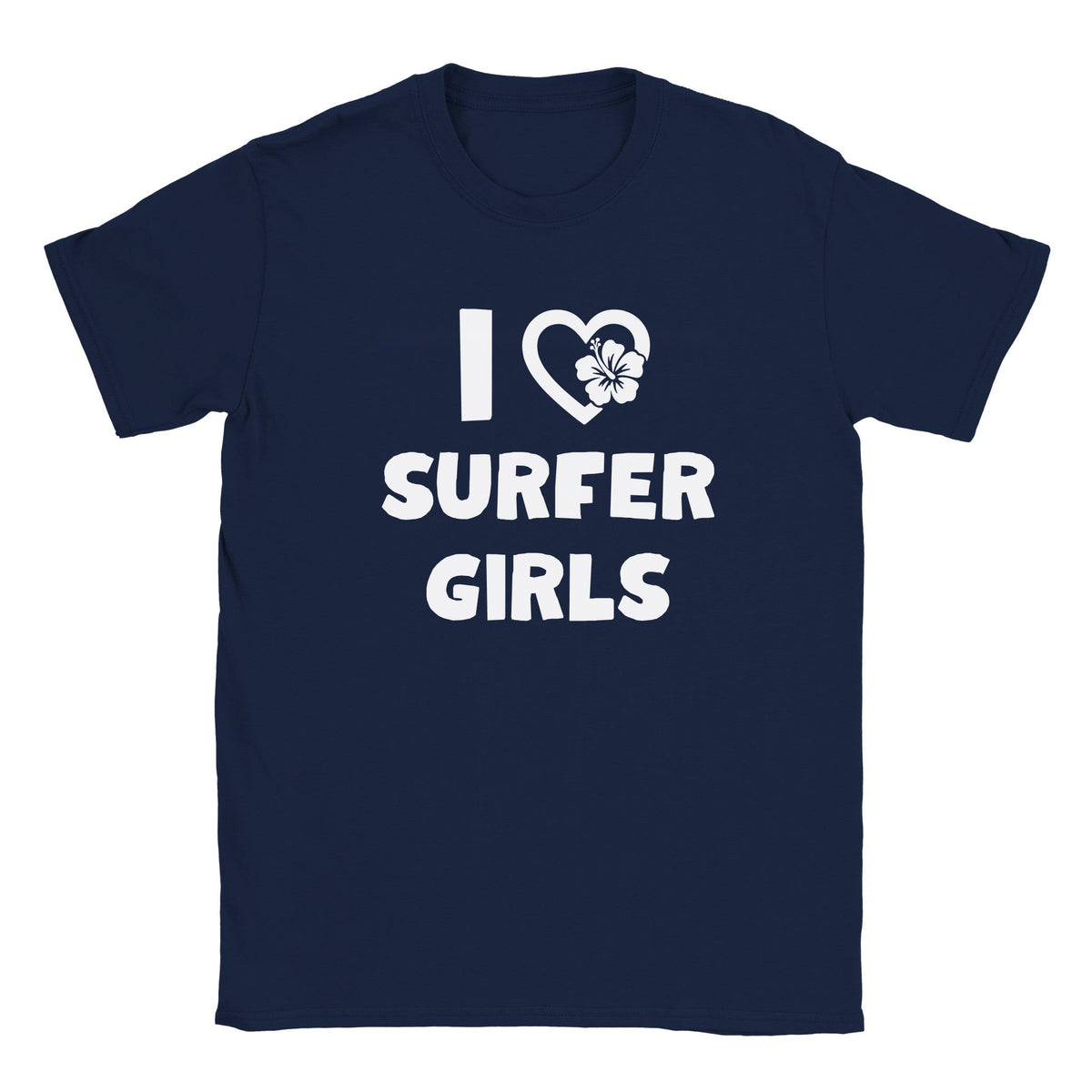 I LOVE SURFER GIRLS - BABY TEE – Navy