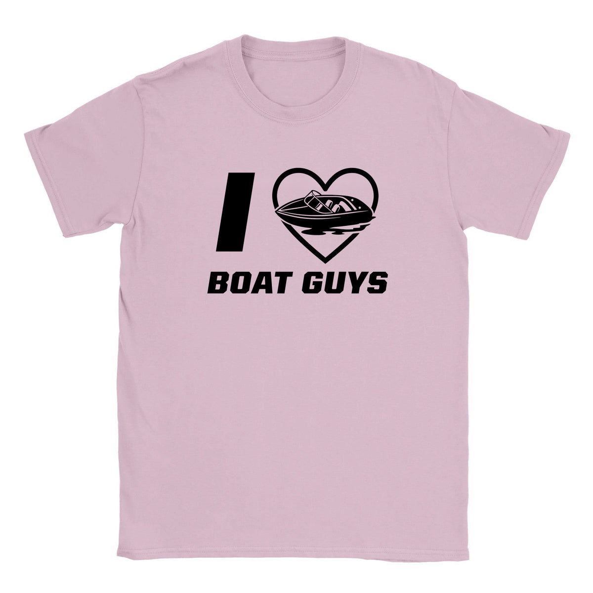 I LOVE BOAT GUYS - BABY TEE – Light Pink