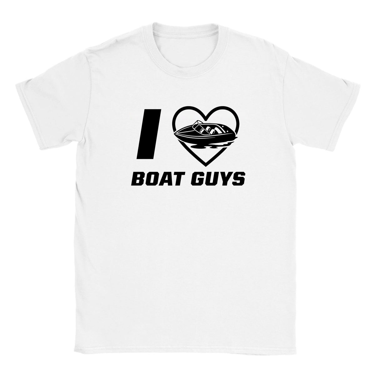 I LOVE BOAT GUYS - BABY TEE – White