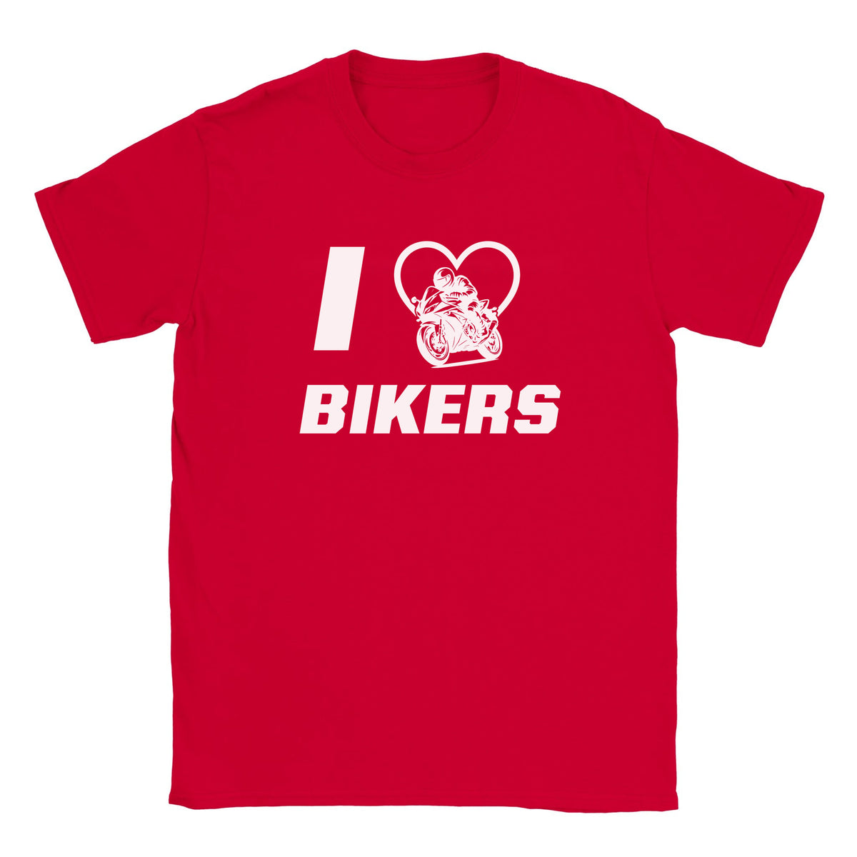 I LOVE BIKERS - BABY TEE – Red