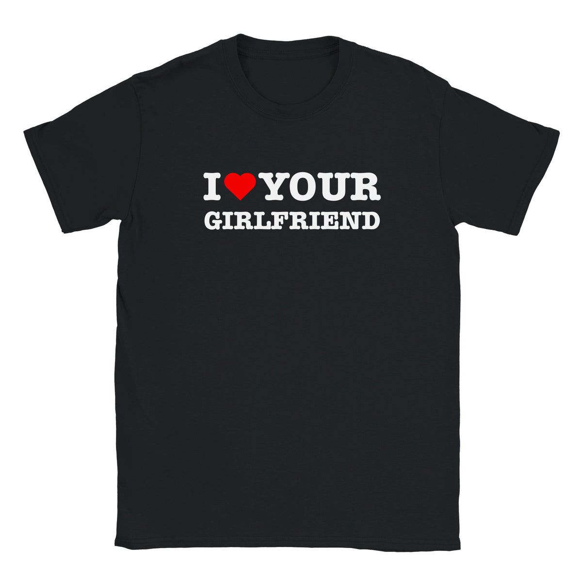 I LOVE YOUR GIRLFRIEND - BABY TEE – Black