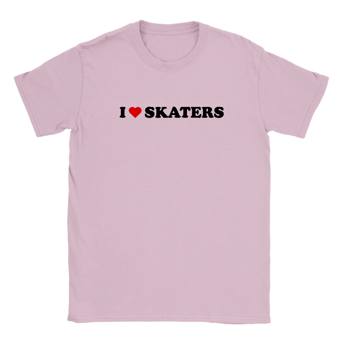 I LOVE SKATERS - BABY TEE – Light Pink