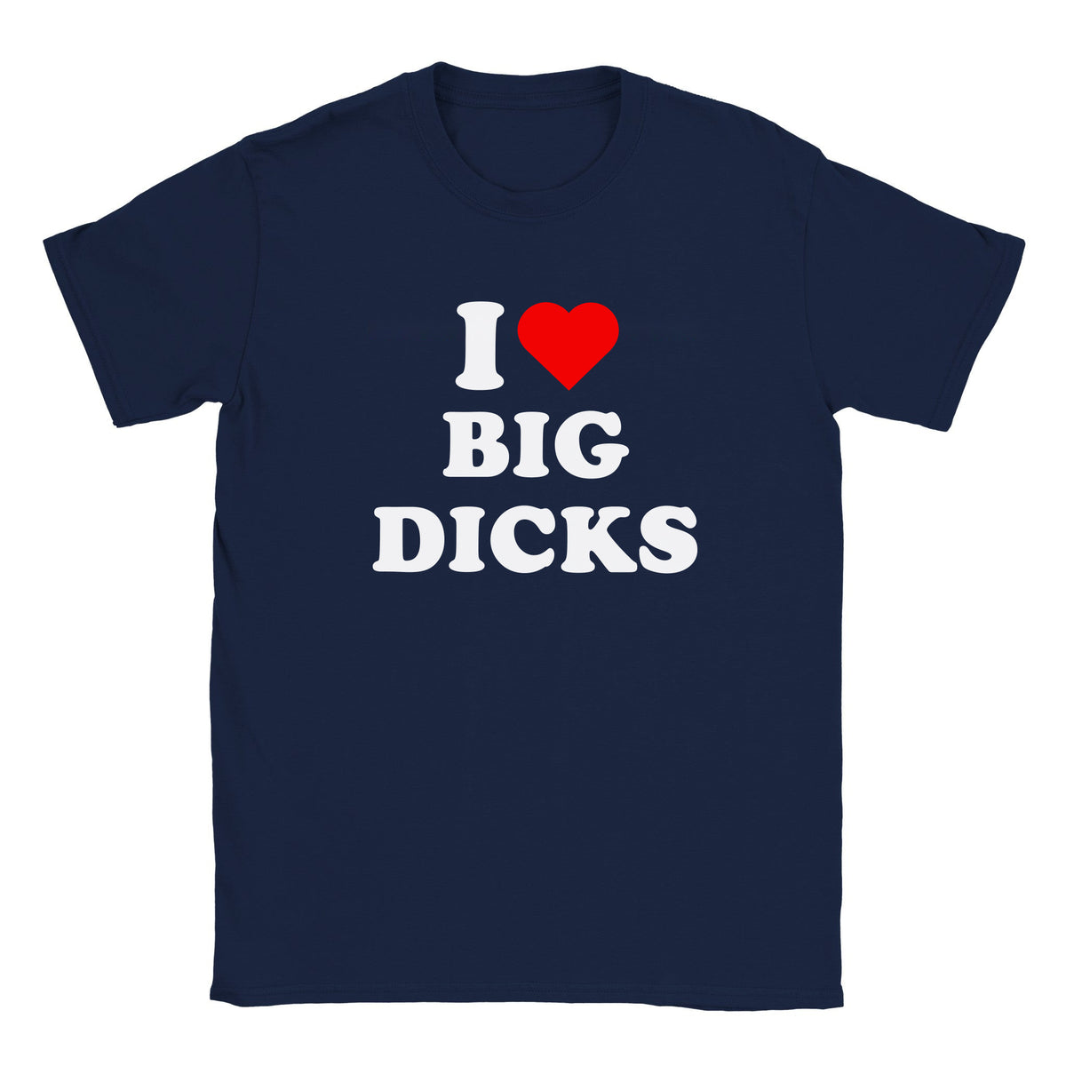 I LOVE BIG DICKS - BABY TEE – Navy