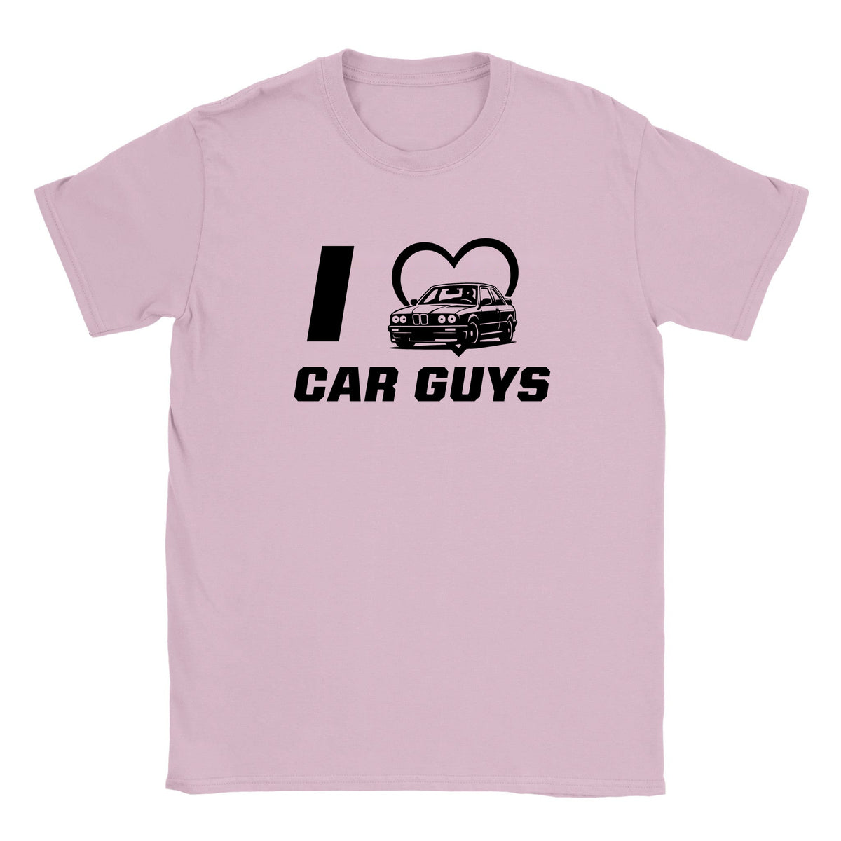 I LOVE CAR GUYS - BABY TEE – Light Pink