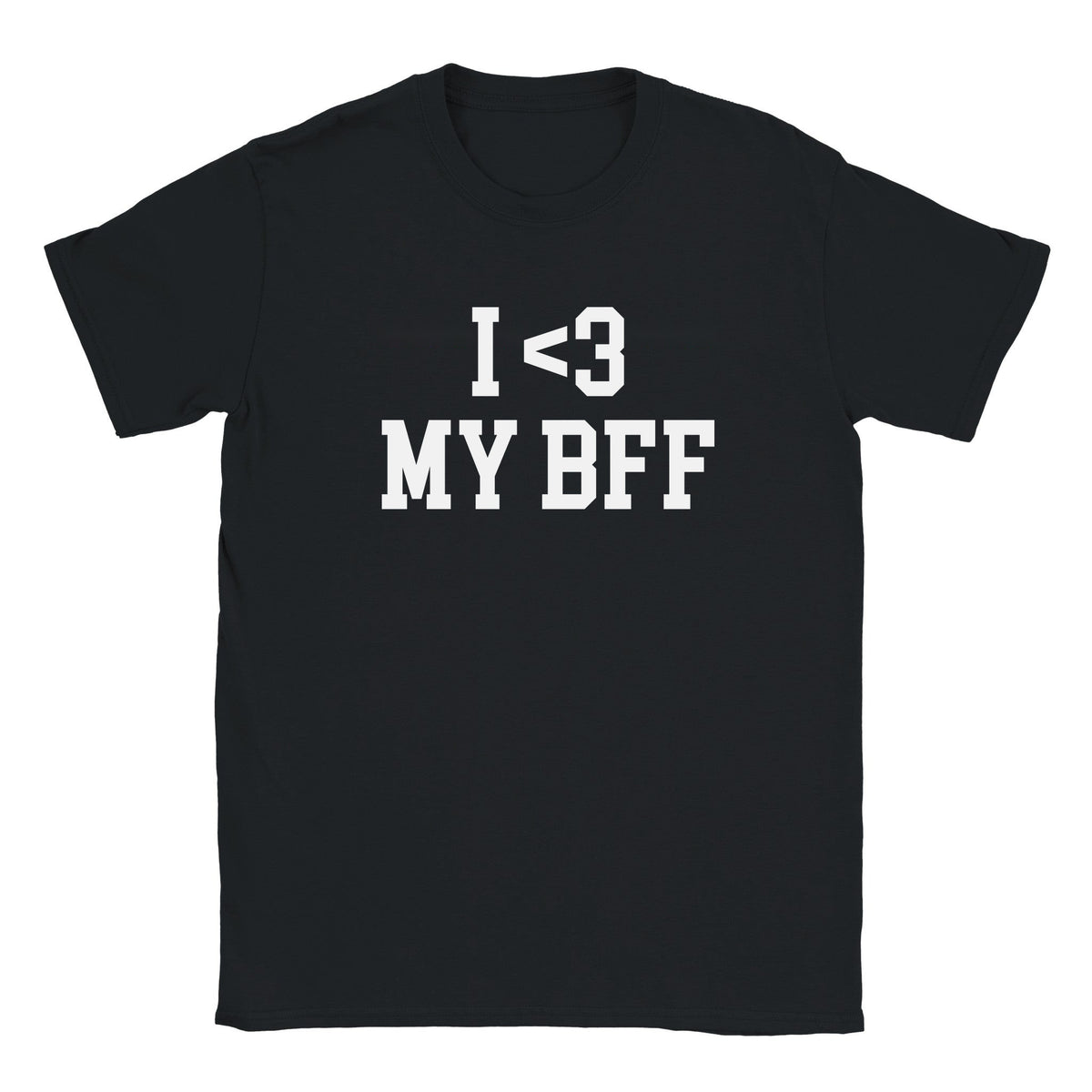 I LOVE MY BFF - BABY TEE – Black
