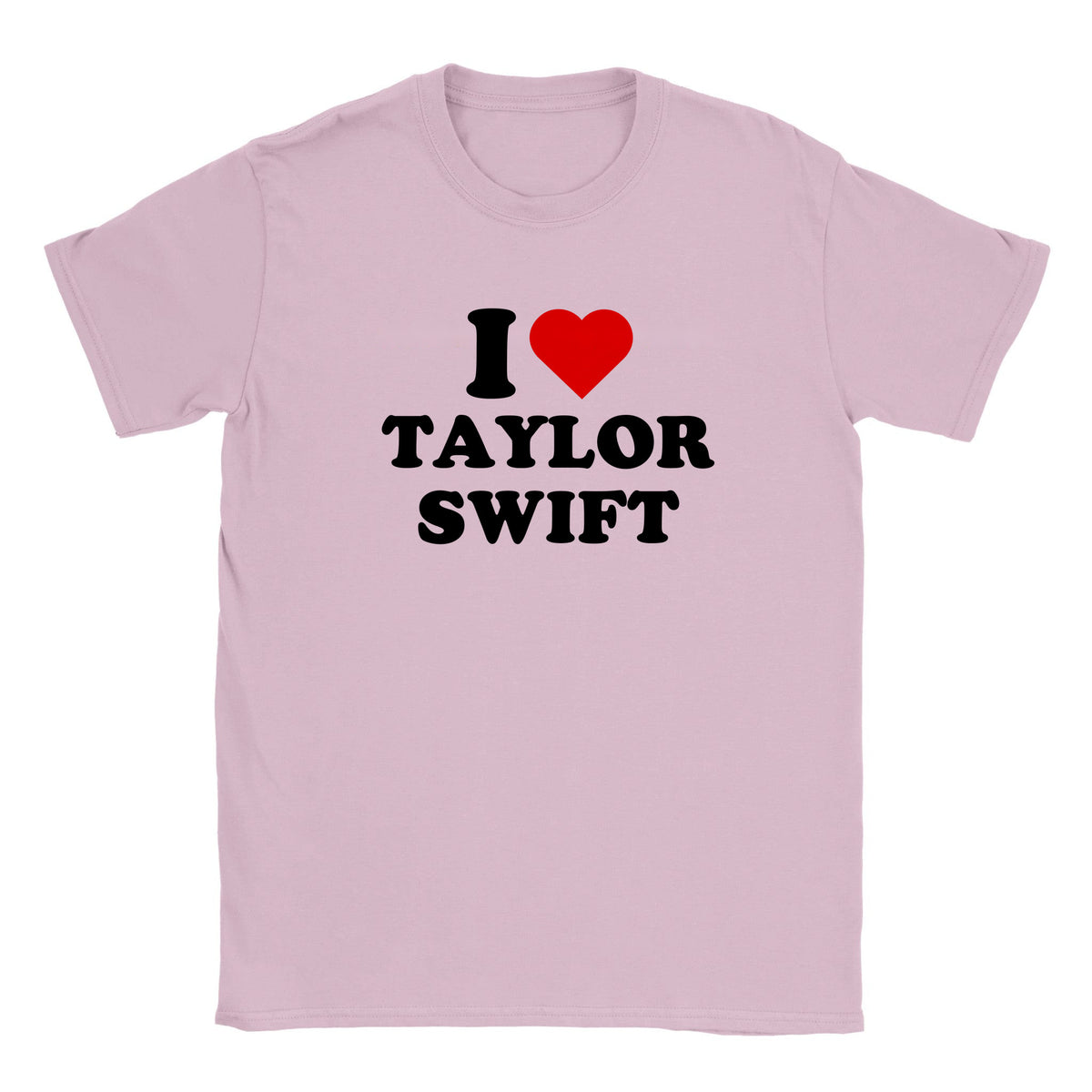 I LOVE TAYLOR SWIFT - BABY TEE – Light Pink
