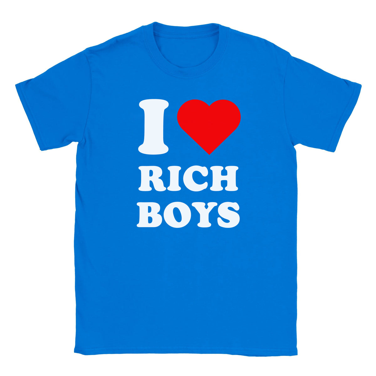 I LOVE RICH BOYS - BABY TEE – Royal