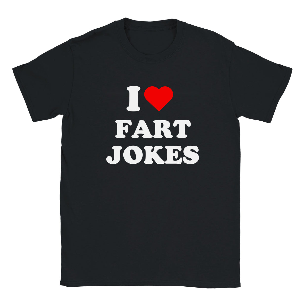 I LOVE FART JOKES - BABY TEE – Black