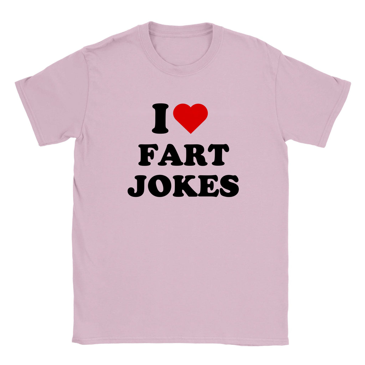 I LOVE FART JOKES - BABY TEE – Light Pink