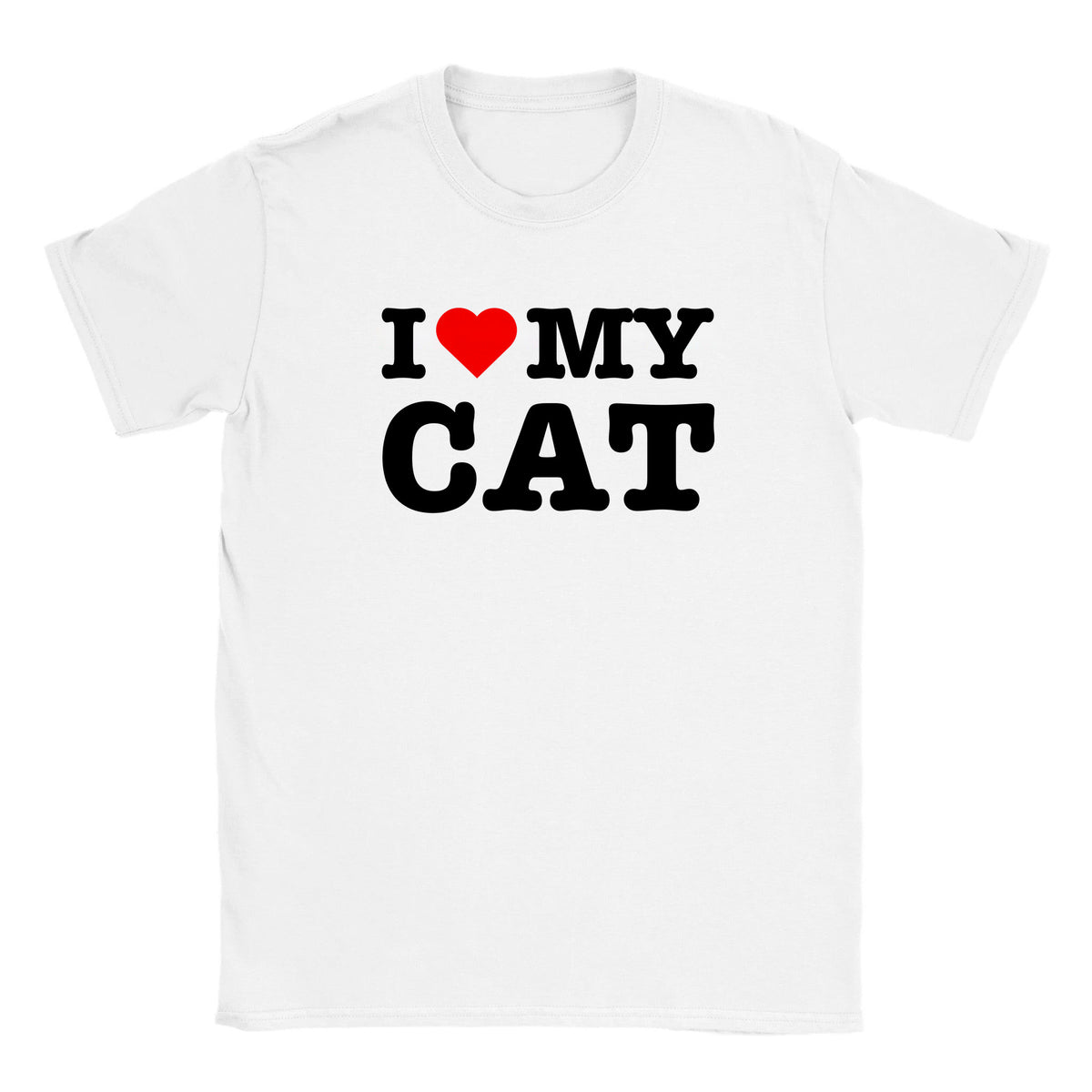 I LOVE MY CAT - BABY TEE – White