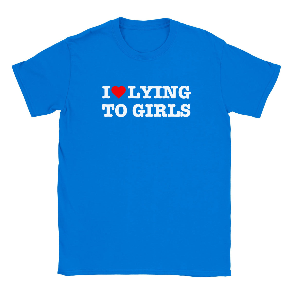 I LOVE LYING TO GIRLS - BABY TEE – Royal
