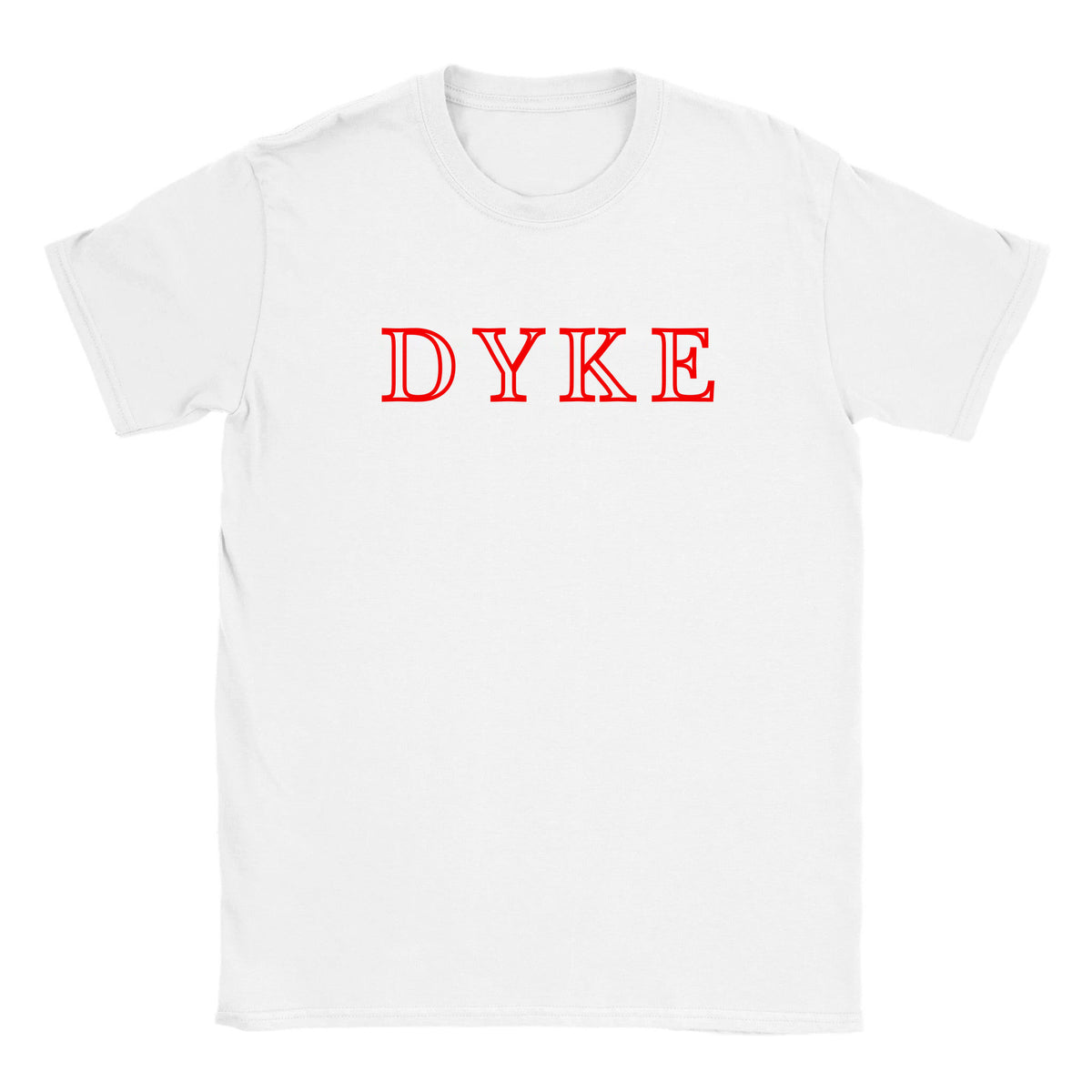 DYKE - BABY TEE – White