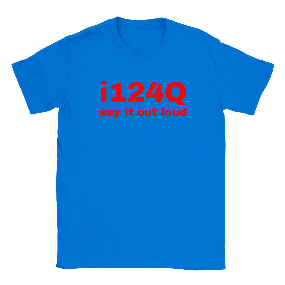 I124QSAY IT OUT LOUD - BABY TEE – Royal