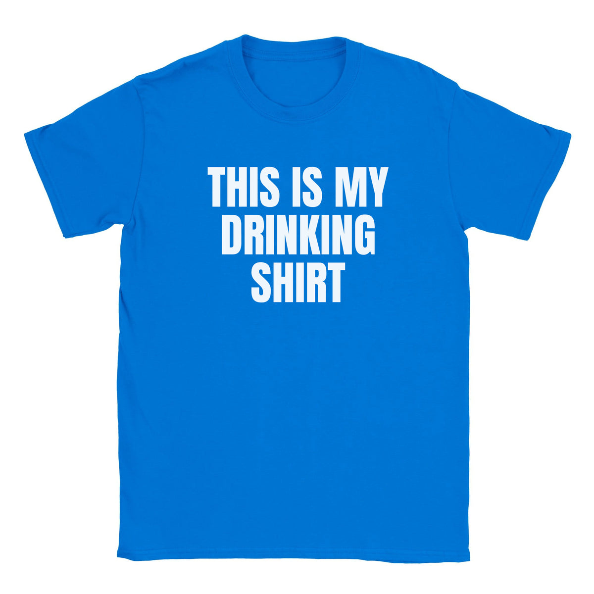 THIS IS MY DRINKING SHIRT - BABY TEE – Royal