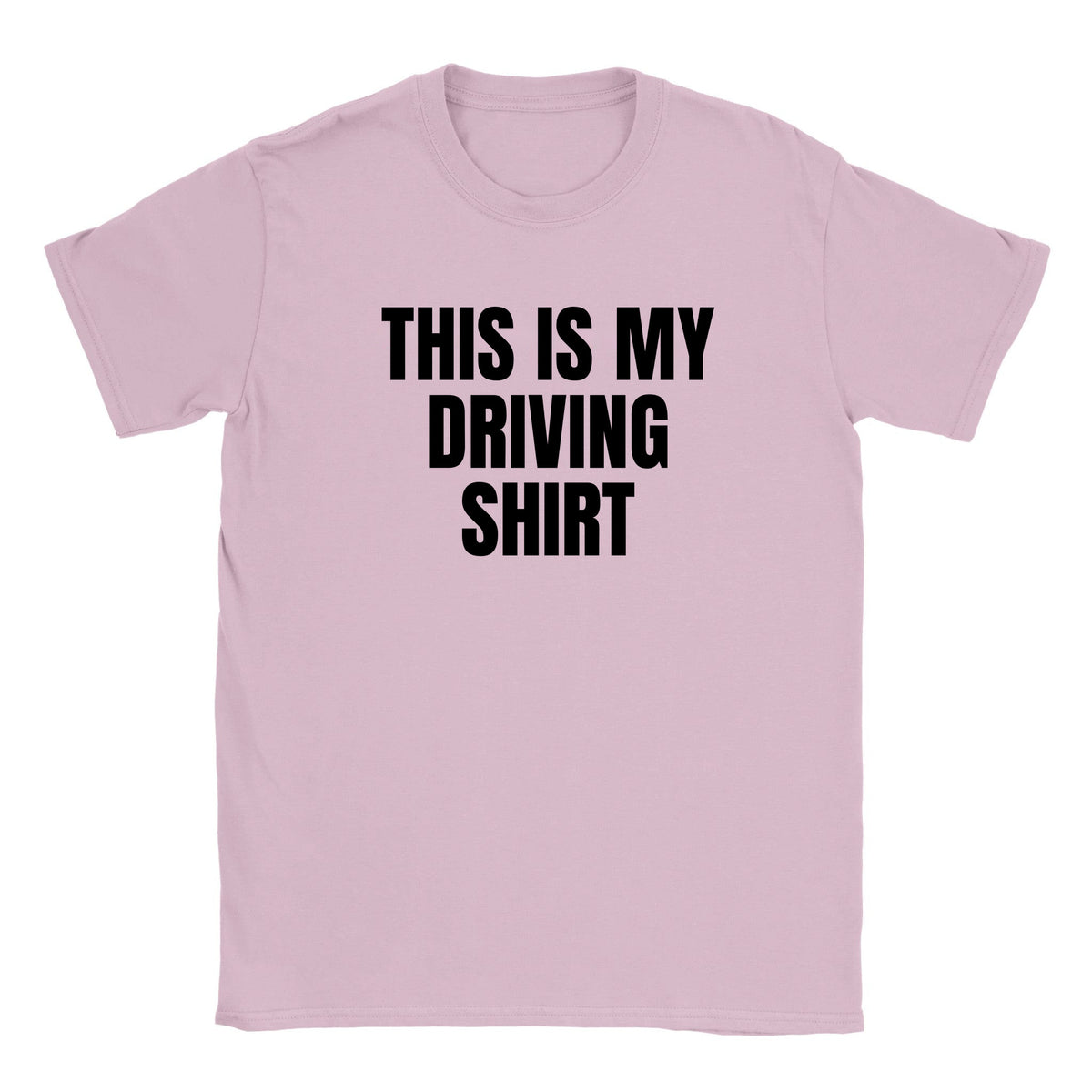 THIS IS MY DRIVING SHIRT - BABY TEE – Light Pink