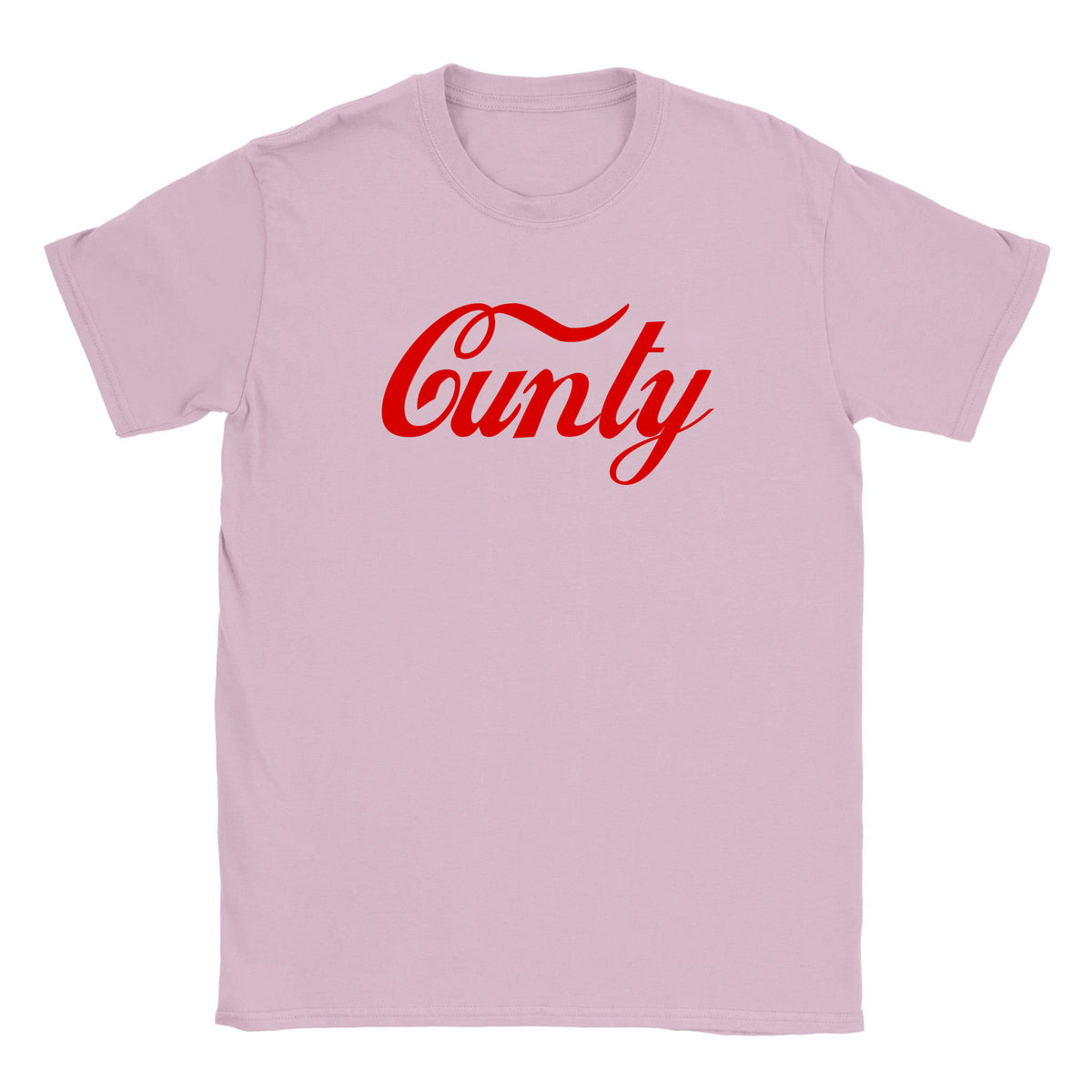 CUNTY - BABY TEE – Light Pink