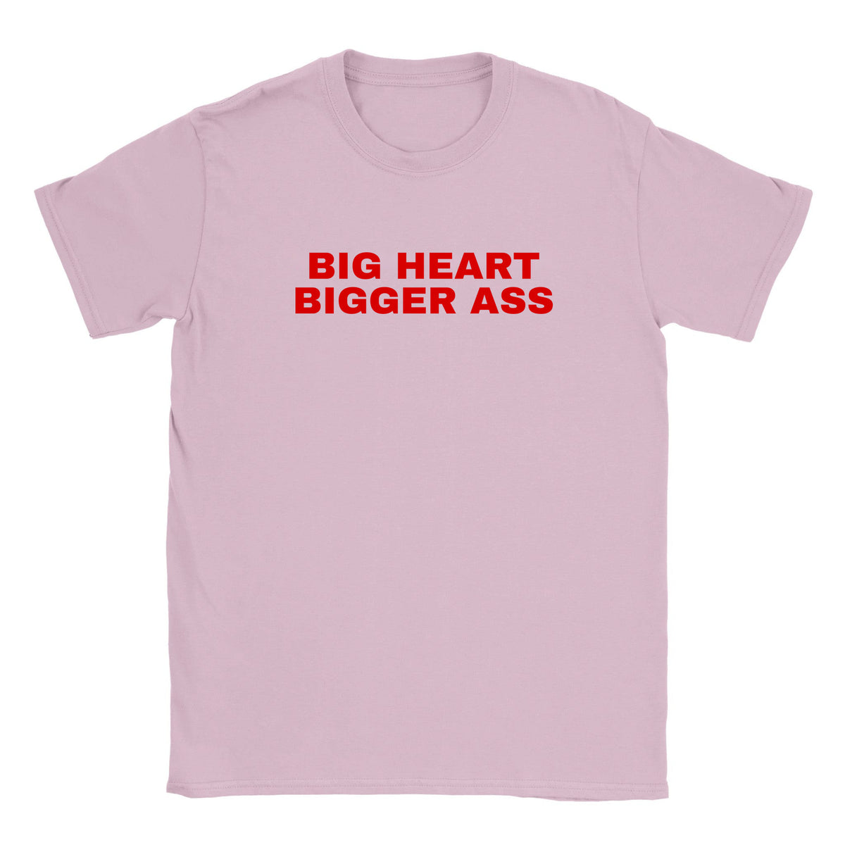 BIG HEART BIGGER ASS - BABY TEE – Light Pink