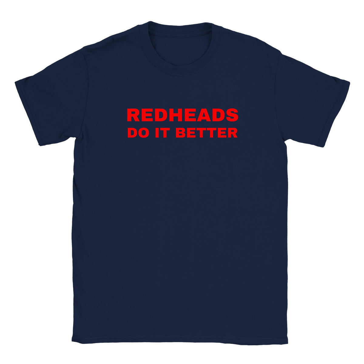 REDHEADS DO IT BETTER - BABY TEE – Navy