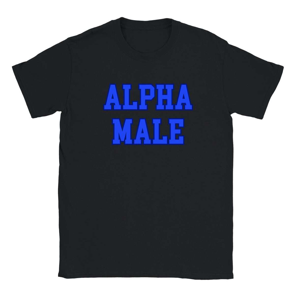 ALPHA MALE - BABY TEE – Black