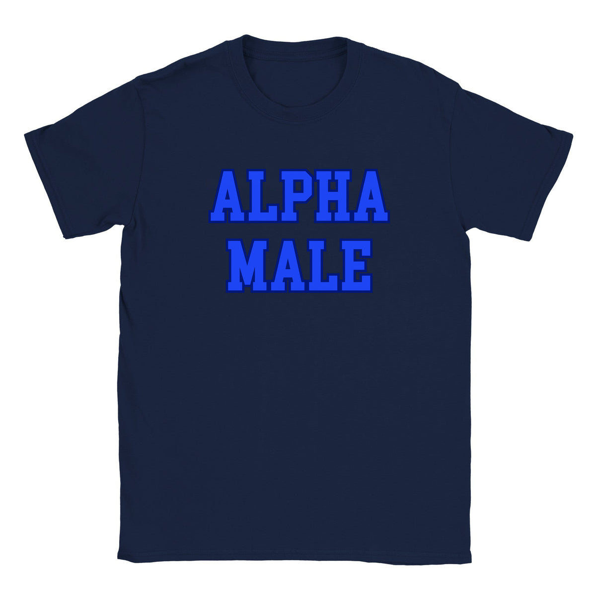 ALPHA MALE - BABY TEE – Navy