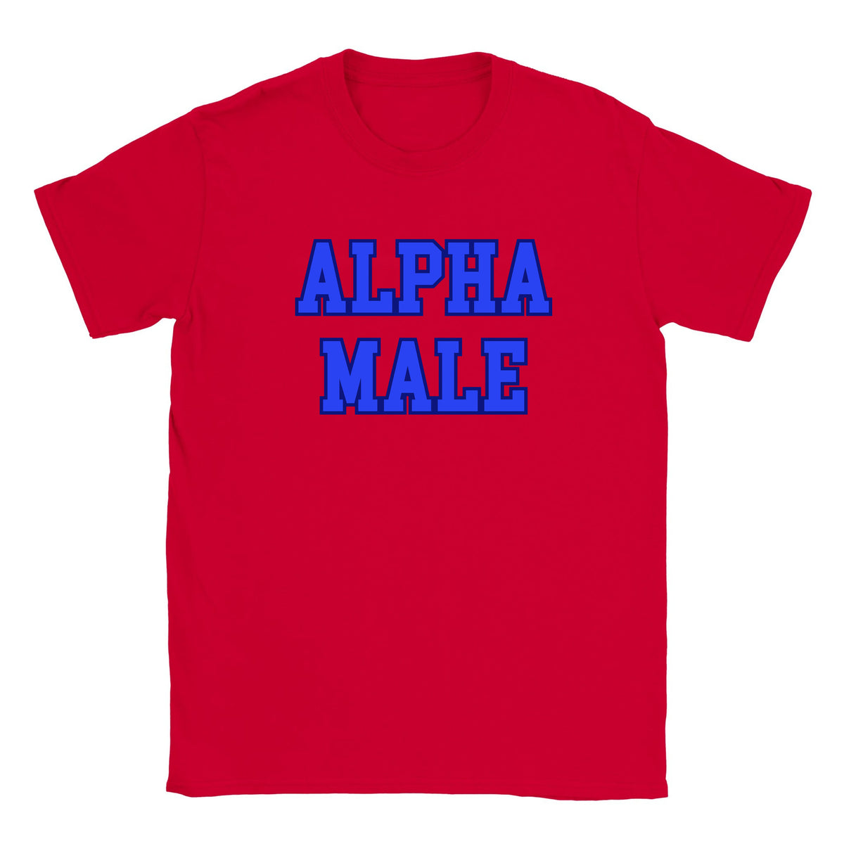 ALPHA MALE - BABY TEE – Red