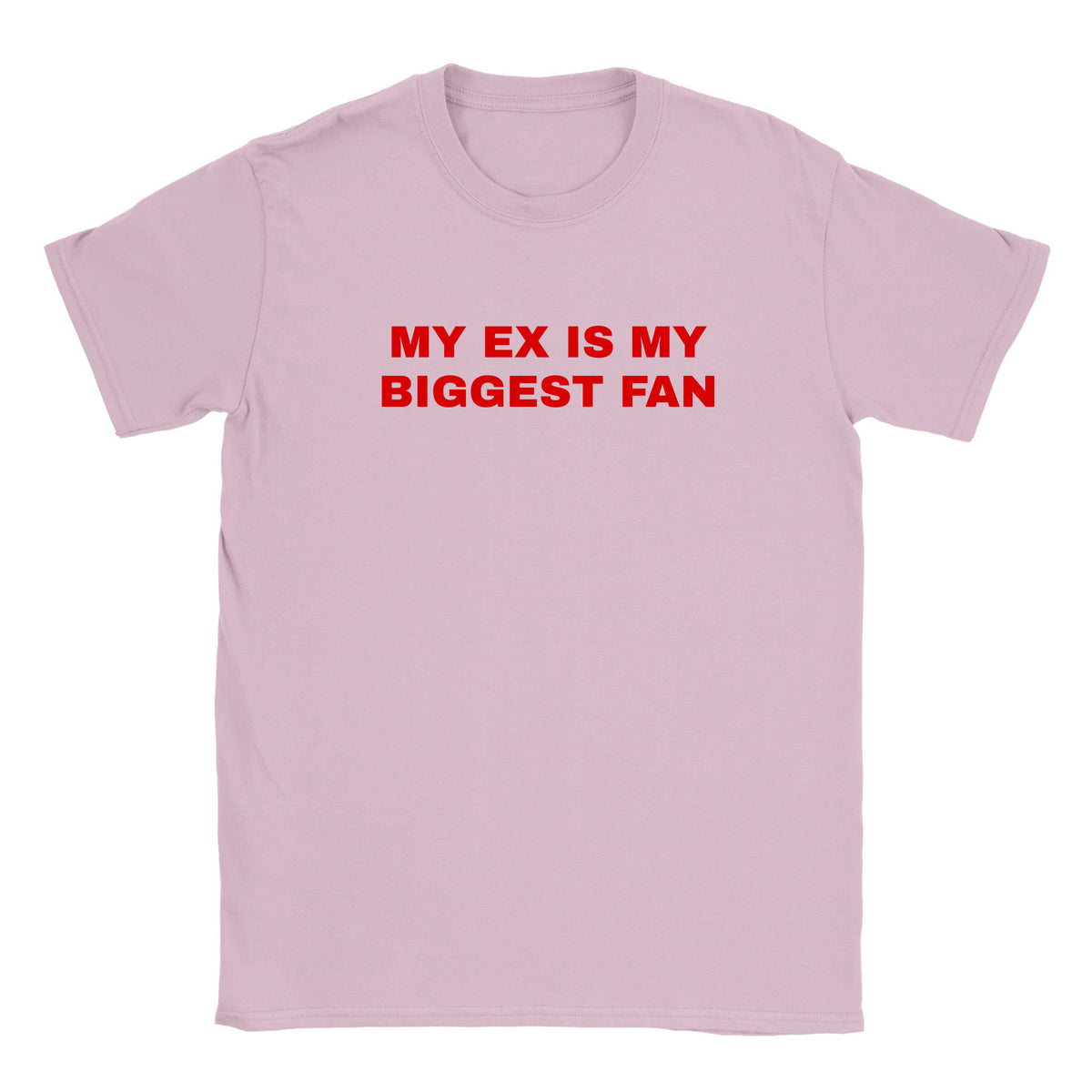 MY EX IS MY BIGGEST FAN - BABY TEE – Light Pink