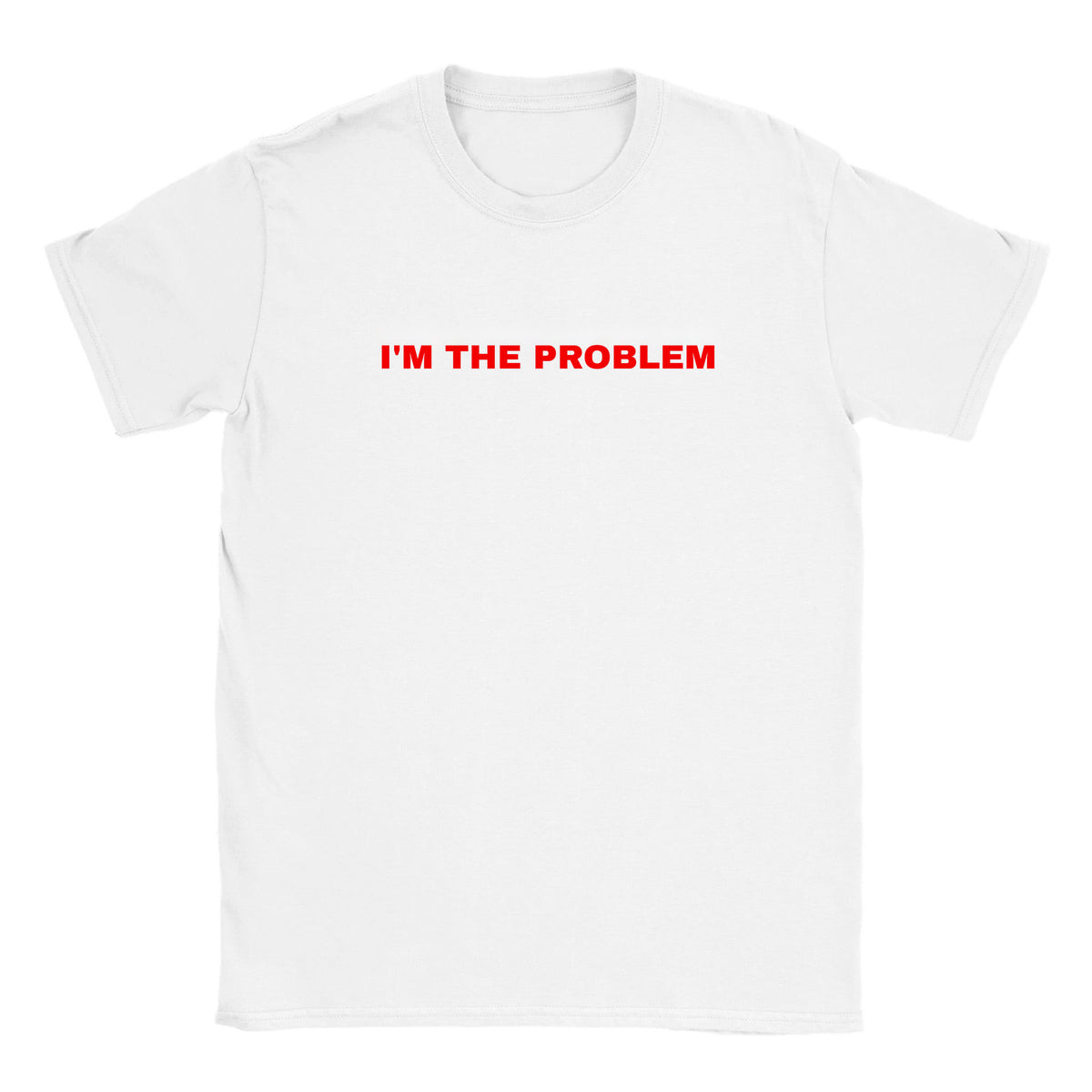 I'M THE PROBLEM - BABY TEE – White