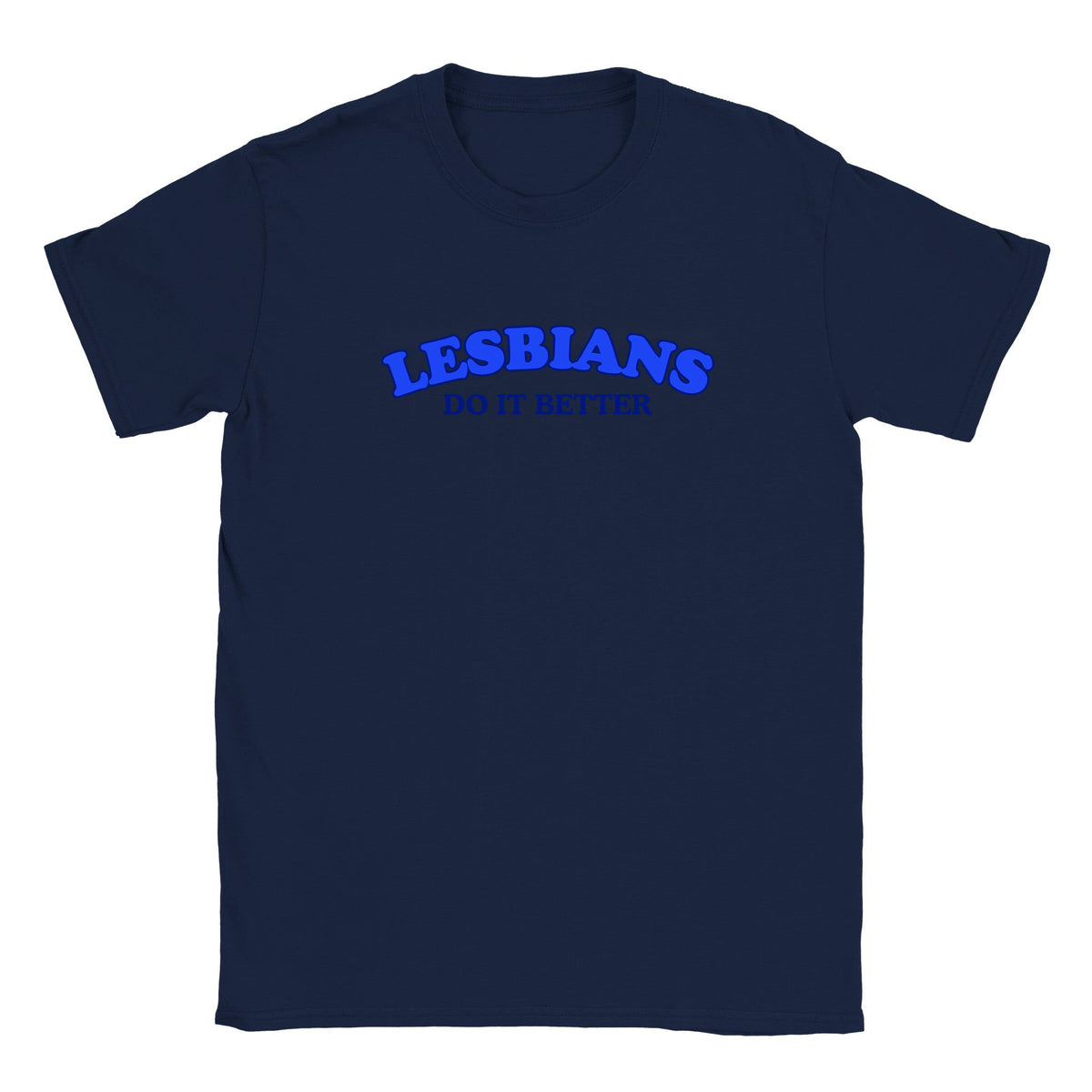 LESBIANS DO IT BETTER - BABY TEE – Navy