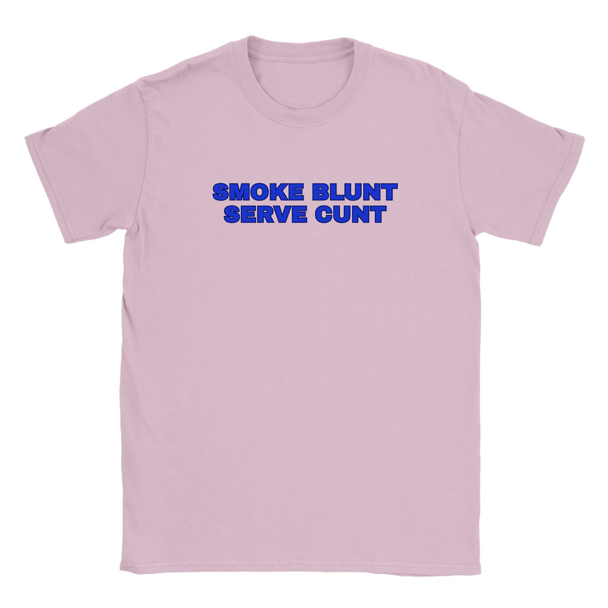 SMOKE BLUNT SERVE CUNT - BABY TEE – Light Pink