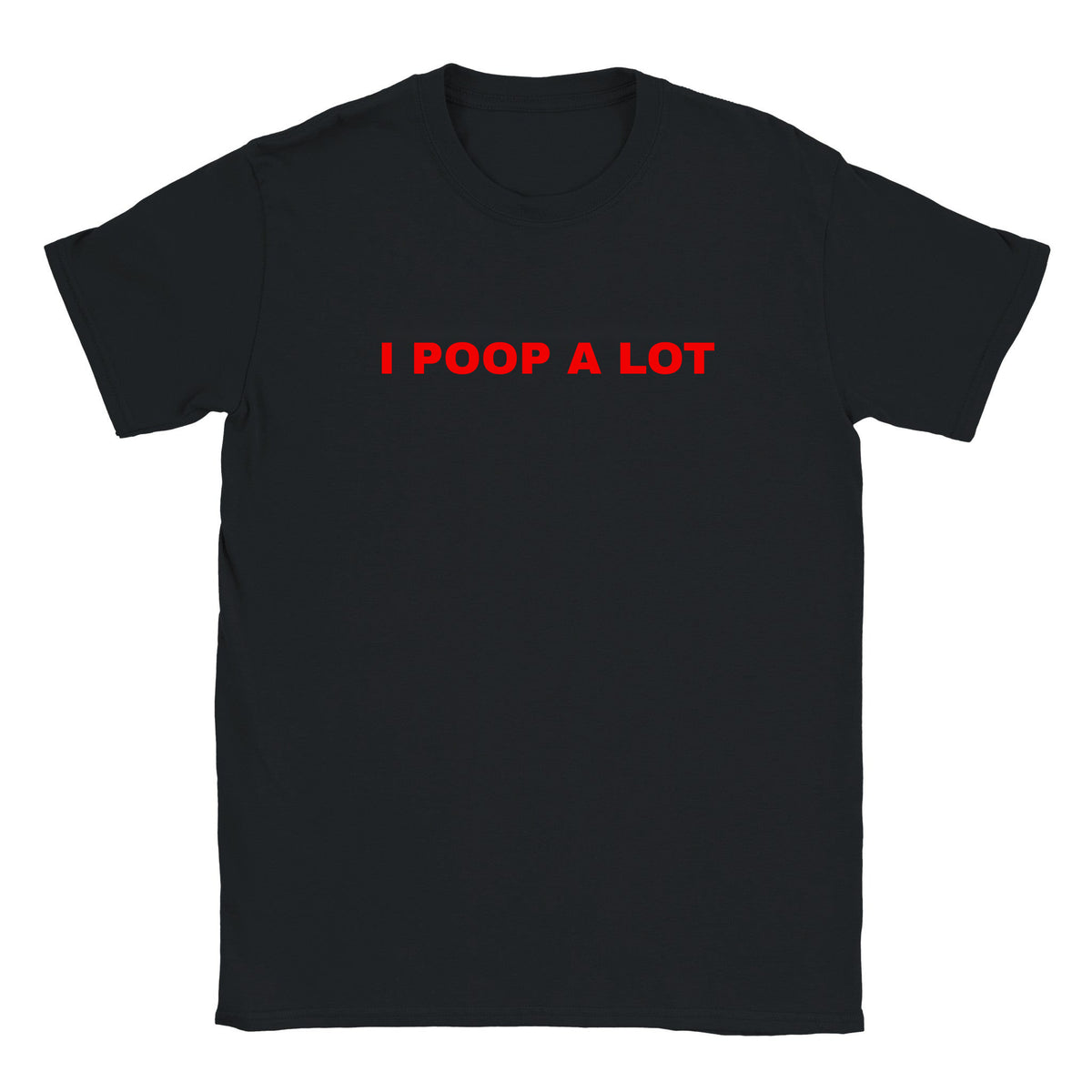 I POOP A LOT - BABY TEE – Black
