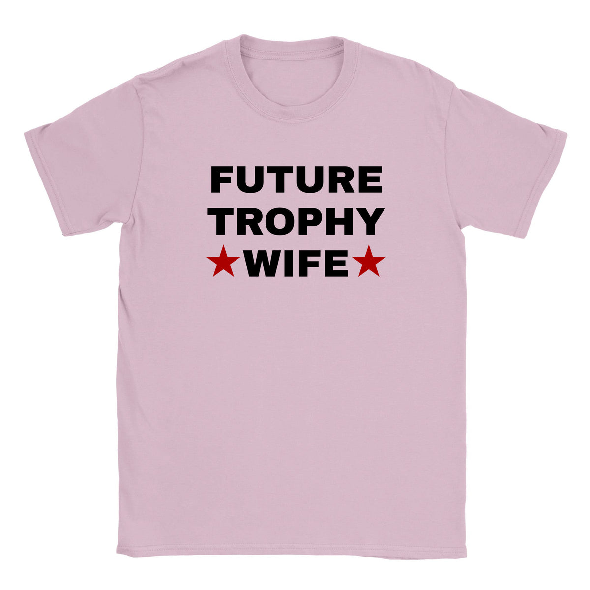 FUTURE TROPHY WIFE - BABY TEE – Light Pink