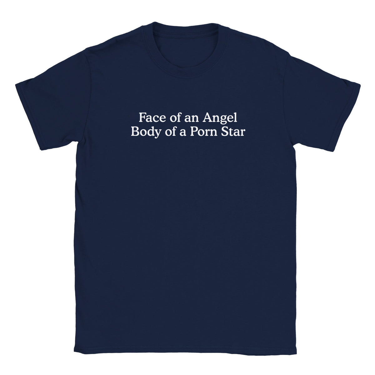 FACE OF AN ANGEL BODY OF A PORN STAR - BABY TEE – Navy
