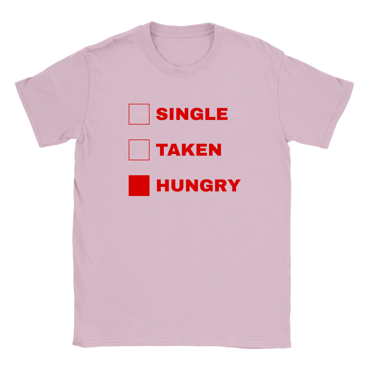 HUNGRY - BABY TEE – Light Pink
