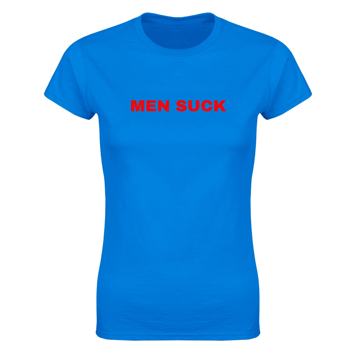 MEN SUCK - WOMEN'S TEE – Royal