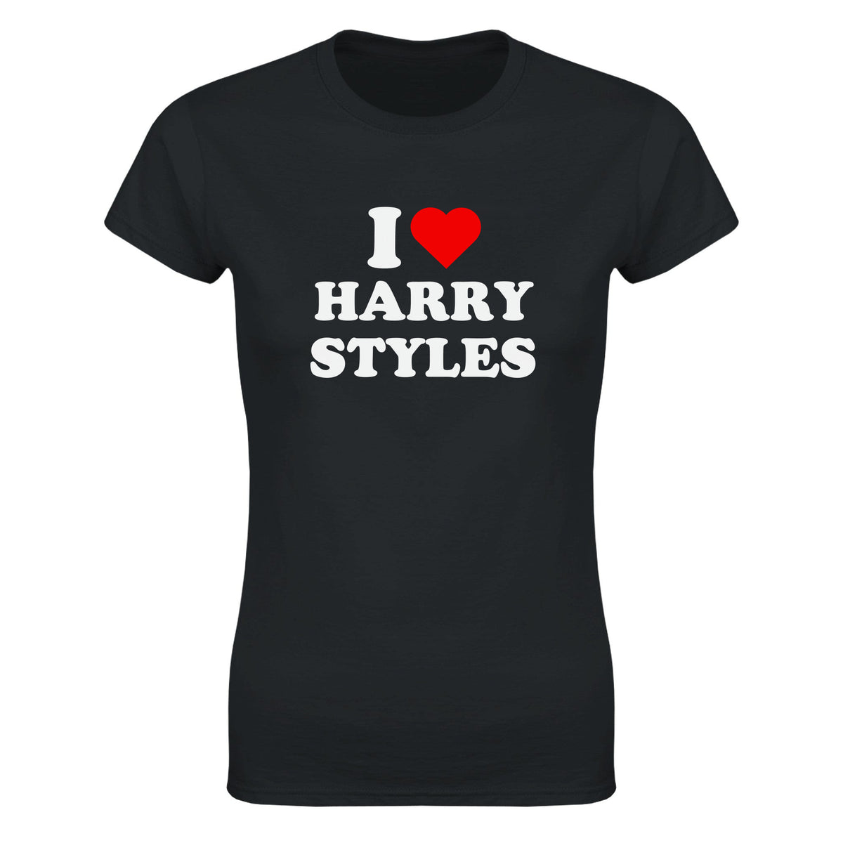 I LOVE HARRY STYLES - WOMEN'S TEE – Black