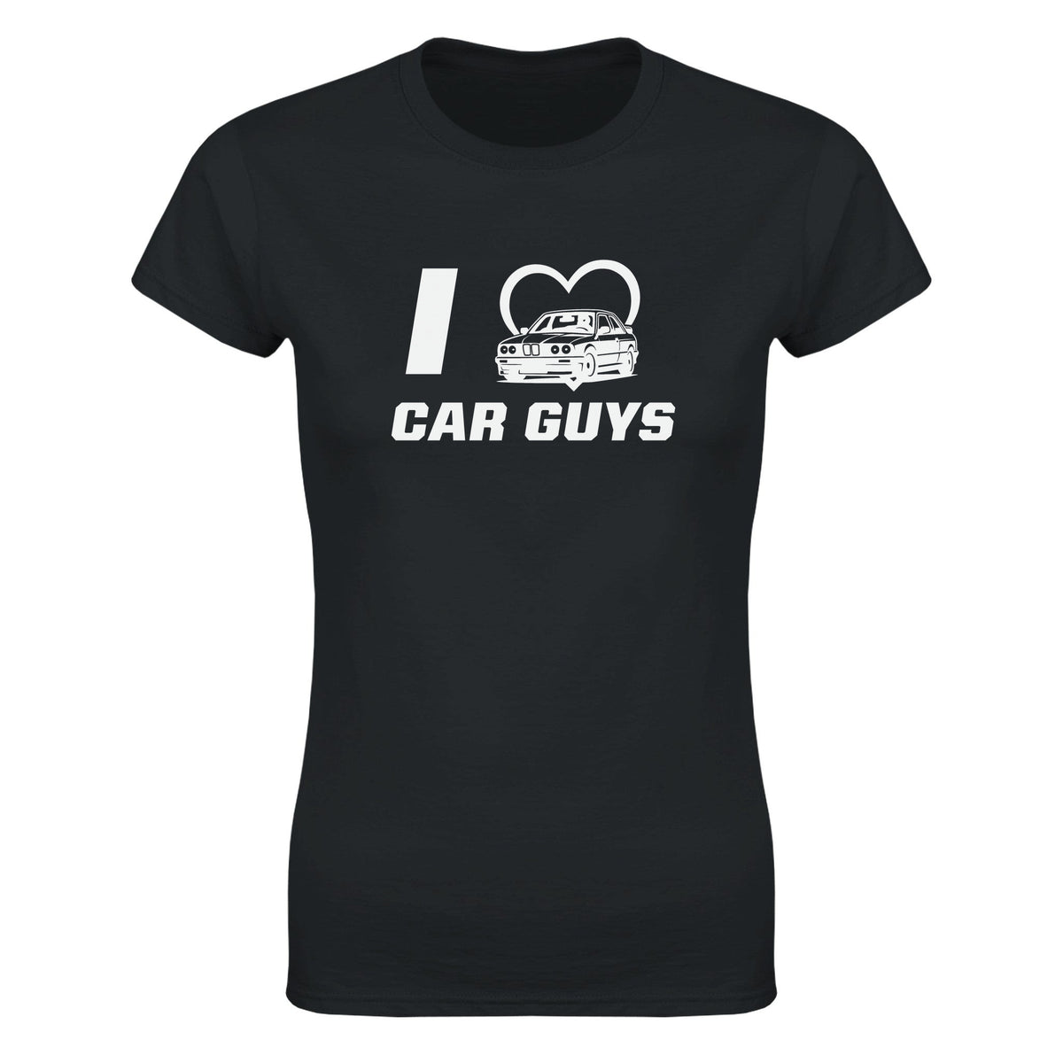 I LOVE CAR GUYS - WOMEN'S TEE – Black