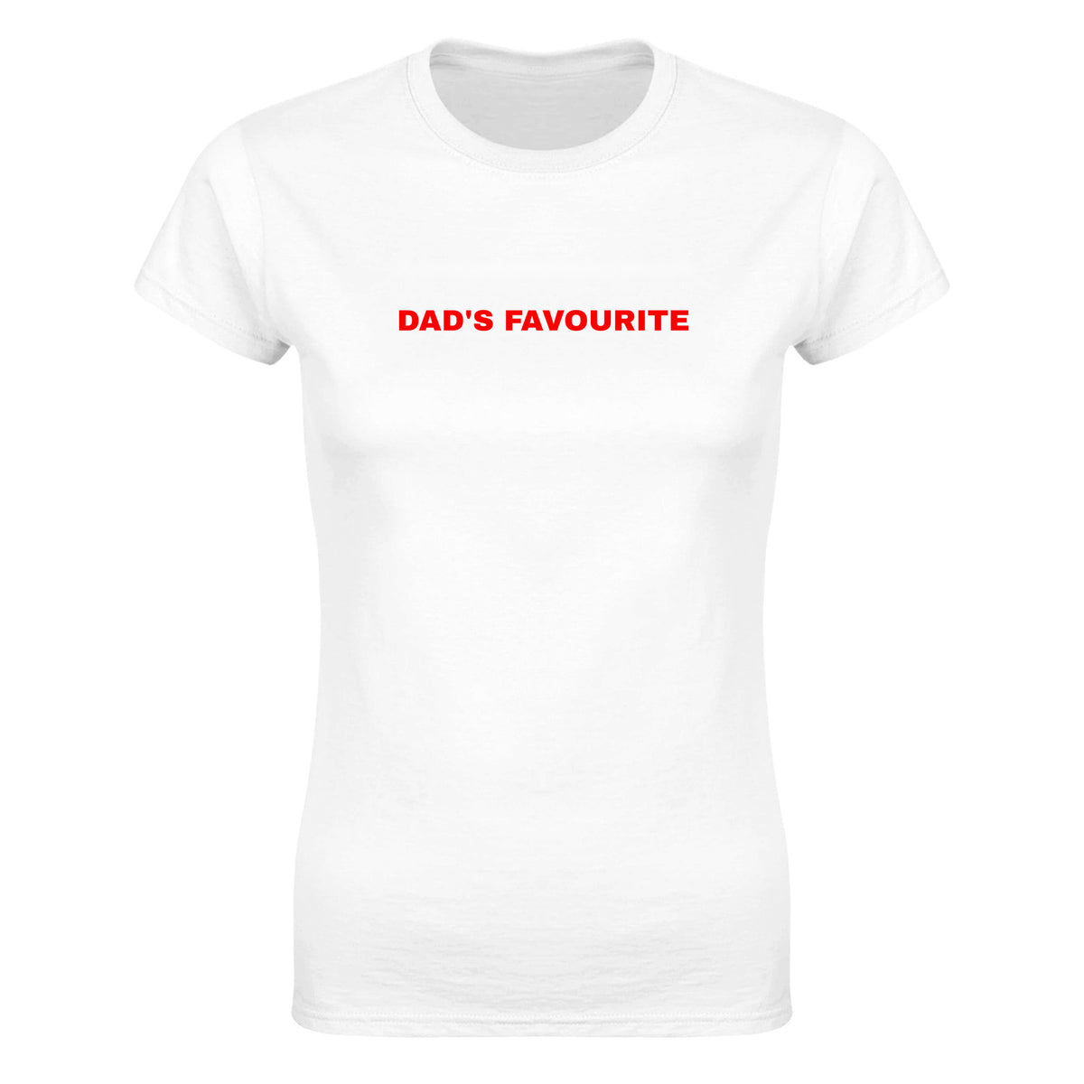 DAD'S FAVOURITE - WOMEN'S TEE – White