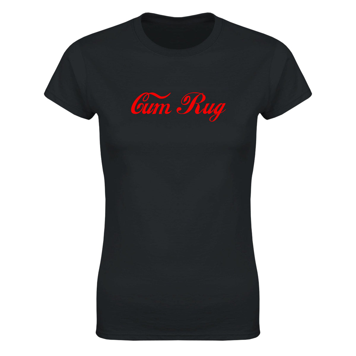 CUM RUG - WOMEN'S TEE – Black