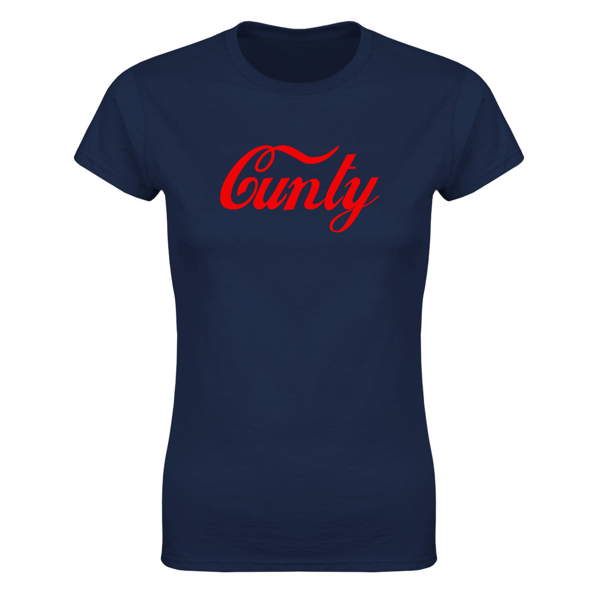 CUNTY - WOMEN'S TEE – Navy